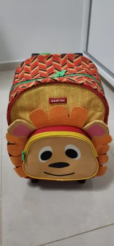 Mochila de Rodinhas Sestini Lion + Lancheira Térmica