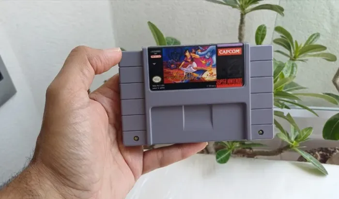 Jogo Disney Aladdin Snes, Super Nintendo Impecável