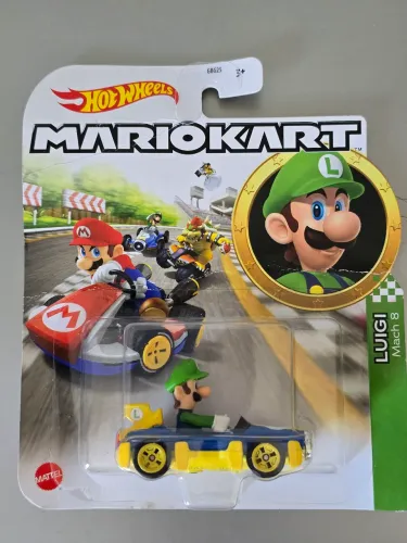 Hotweels Mario Kart Luigi