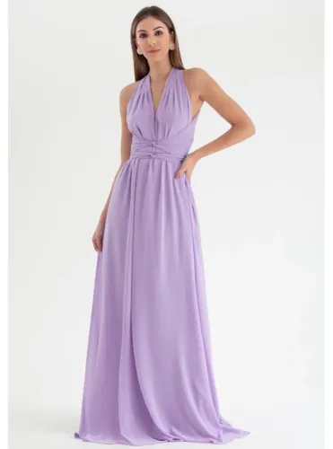 Vestido Longo Lilás de Festa - NOVO