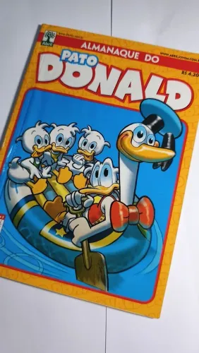 Almanaque do Pato Donald - Edição 1 - Editora Abril - 2010 - revista em quadrinhos disney