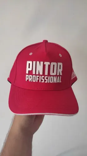 Boné Vermelho Pintor Profissional