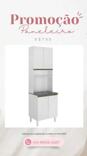 Promoção Paneleiro Branco - 06/03  