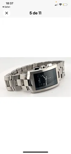 Vendo Movado Eliro cronógrafo masculino aço inoxidável modelo #84.H1.1461 - Excelente!!