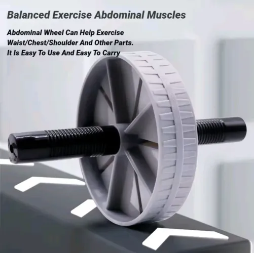 Roda abdominal anti derrapante