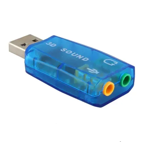 Adaptador de Áudio USB 5.1 Placa de Som Xtrad - WZetta