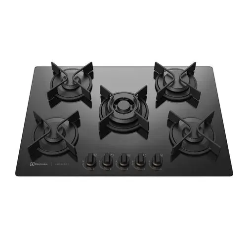 Cooktop 5 Bocas Electrolux a Gás com Tripla Chama e Grades de FerroFundido ProSeries GV75P
