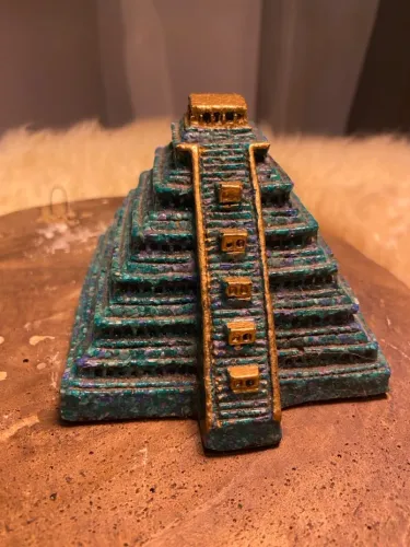 Escultura Mexicana Mistério Maia | Chichén Itzá | Malaquita | DonaReliquias