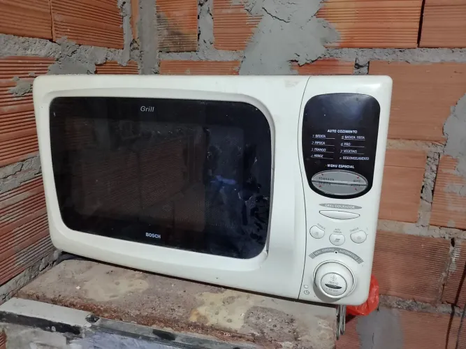 Microondas bosch não esta esquentando