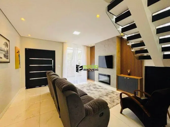 Sobrado Novo de Alto Padrão à Venda Condomínio Terras de Atibaia I | 4 Dorms, Piscina e L