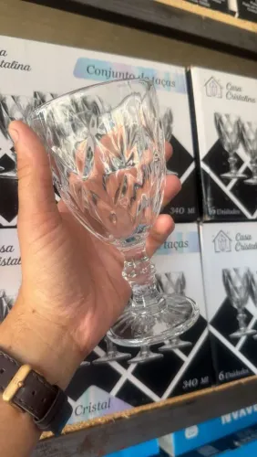 Kit 6 taças Diamond