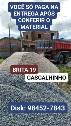 Brita Numeração: 19, 25 e também o Cascalhinho.