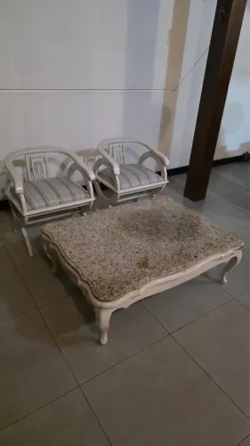 Conjunto de centro de sala ou varanda