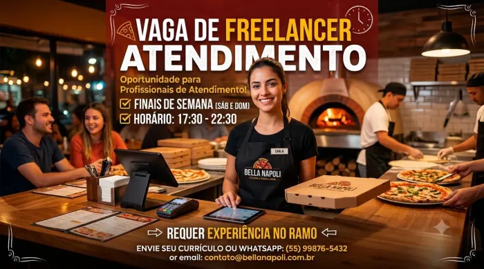 Vaga para freelancer