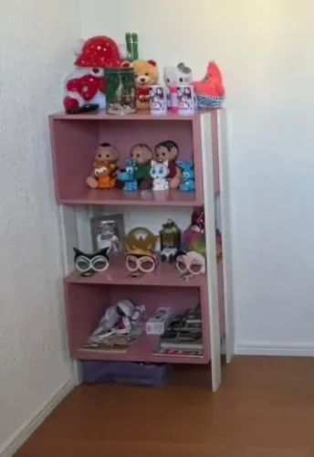 Estante pequena de criança 