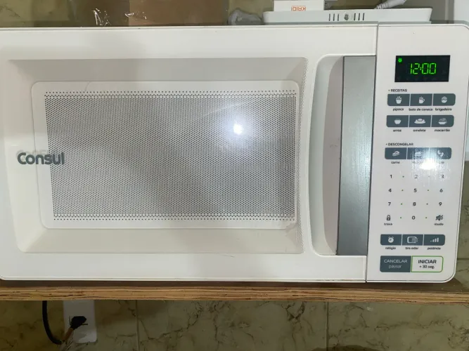 ? Micro-ondas Consul Branco - Ótimo Estado | Funcionando Perfeitamente ?