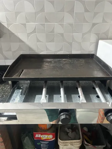Chapa para lanche a gás