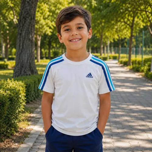 Camiseta Climalite Adidas - Tam 7/8 anos