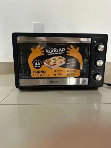 Forno elétrico sugar 42 litros novo na caixa 1600w 127 v