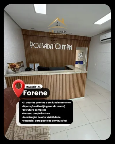 Pousada para Venda em Maceió, Forene, 31 dormitórios, 31 suítes, 35 banheiros