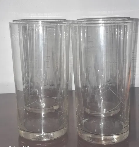 Antiguidade copos em Cristal Hering