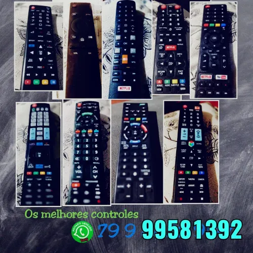 Controles para Samsung, LG, Toshiba, todas as marcas
