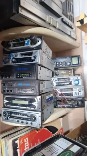 Radios e toca fitas antigos funcionando, a partir de 90,00 somos loja - 0902