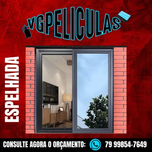 Película espelhada - Residencial e Comércio