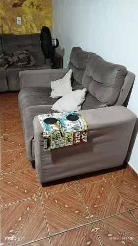 Sofá 3 e 2 lugares ( PASSO CARTÃO )