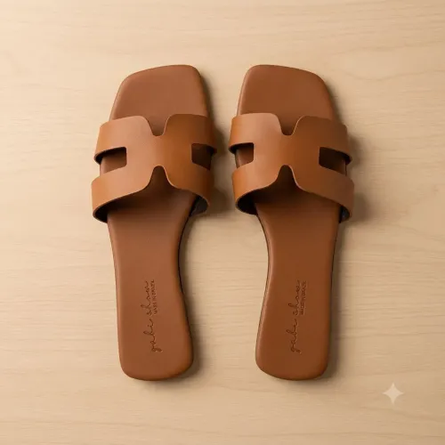 Sandália Rasteira Marrom Gabi Shoes - Tam 37 (Nova) - R$ 30