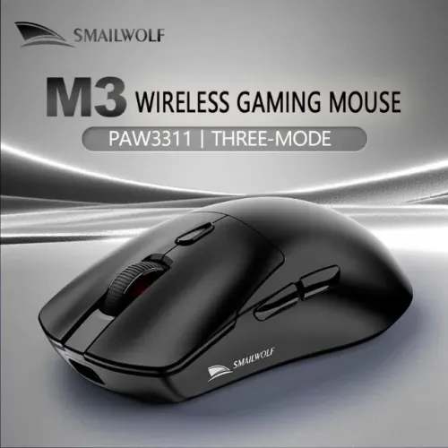Mouse Gamer SMAILWOLF M3 Pro - Preto | Novo