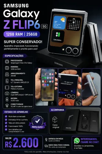 Galaxy Z FLIP 6 Novíssimo