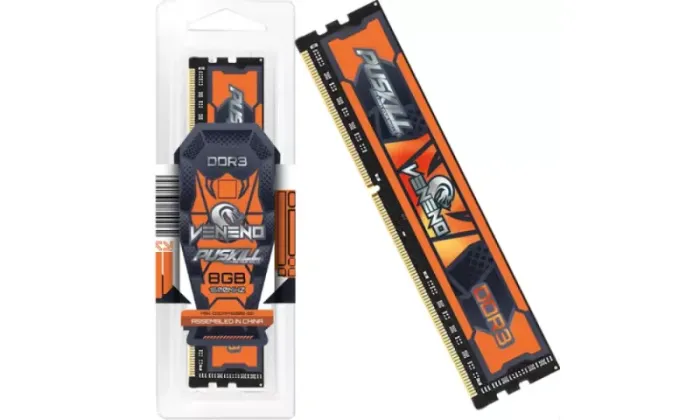 Memória Ram Desktop Puskill Veneno 8gb Ddr3 1600mhz - @LJCEletro
