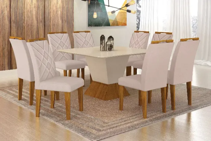 Sala De Jantar C/ 8 Cadeiras 