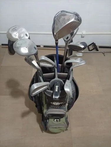 Kit Completo de Golfe - 13 Tacos + 1Taqueira Callaway + Acessórios