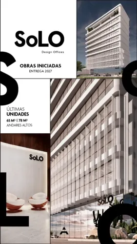 Edifício Solo Design Offices - Sala de 65,34 m², andar alto, 1 vaga por 749.375,08, Tirol