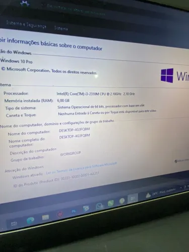 Notebook Sony VAIO i3 6gb ram TROCO