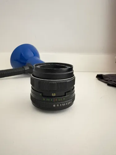 Lente Helios 44M-4 58mm f/2 Original Soviética + Adaptador