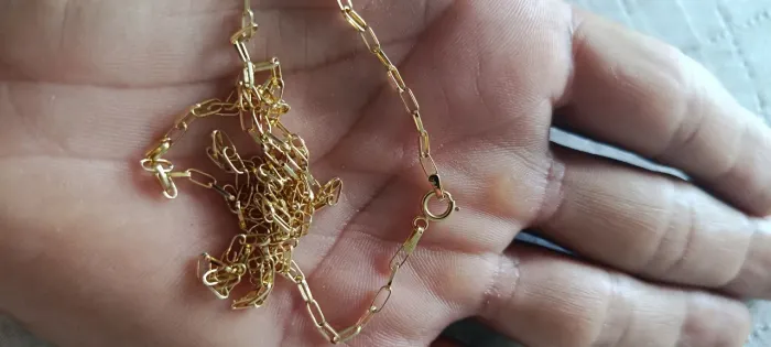 Corrente de ouro maciça 18 750