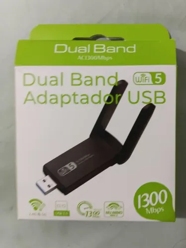 Adaptador Wi-Fi 5 até 300mbps