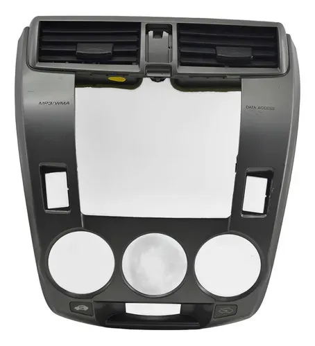 Moldura Central Painel Com Difusor Honda City 2013 Original Cinza