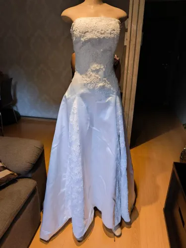 Vestido de Noiva Branco Clássico - Tam 38/40 - Taguatinga Sul
