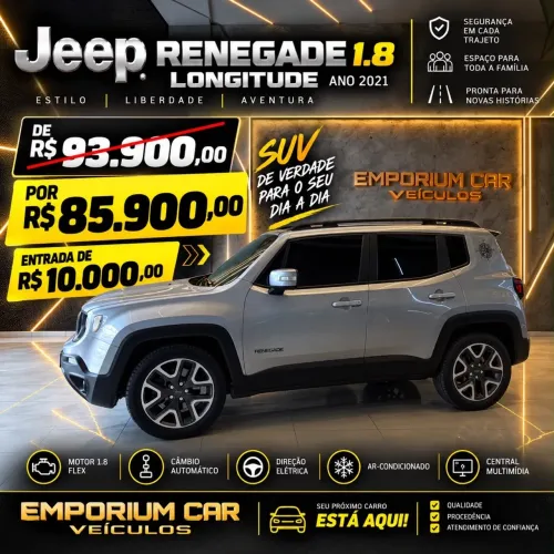 Jeep Renegade Longitude 1.8 4X2 Flex 16V Aut. 2021