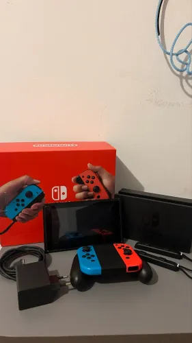 Nintendo Switch Oled 64gb Neon Azul E Vermelho Heg-001 (Usado)