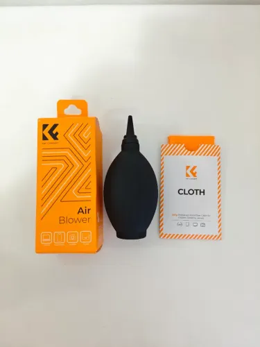 KF Concept Kit de impeza de lentes soprador mais pano de microfibra Premium de 250GSM
