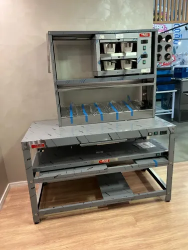 Mesa estão de montagem 1.50m pista aquecida - nova