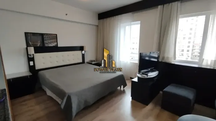 Apartamento com 1 dormitório com 1 vaga para alugar na Bela Vista próximo à Avenida Paulis