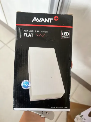 Arandela Externa Led Hummer Flat Avant 12w