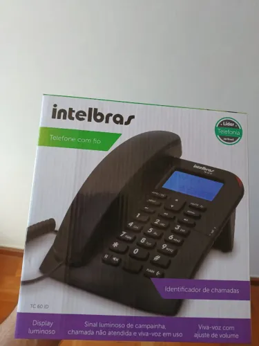 TELEFONE COM FIO TC60 ID INTEBRAS