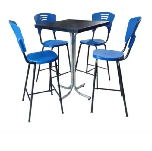 Conjunto bistrô e banquetas